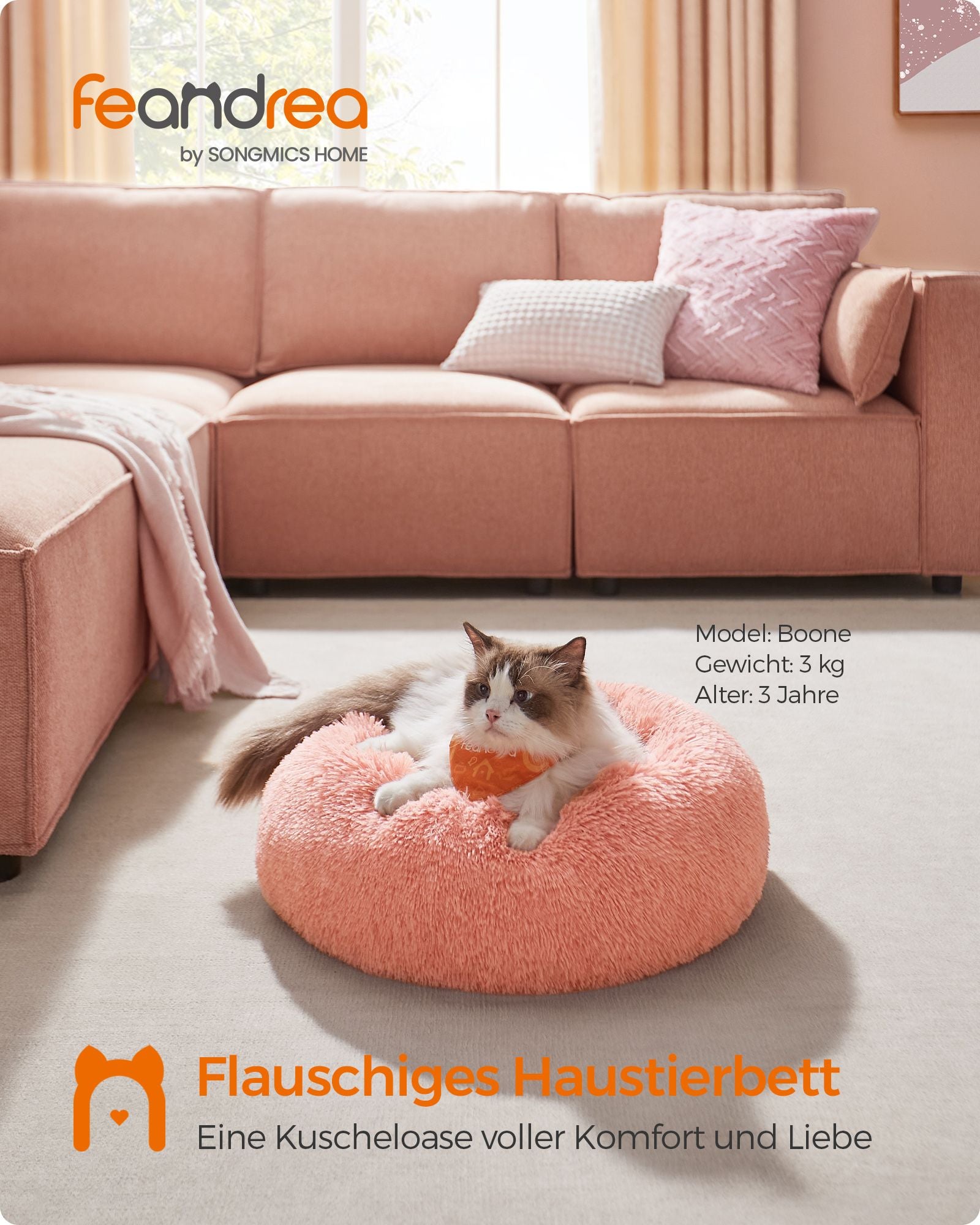 Dog basket - with removable filling - Ø 50 cm