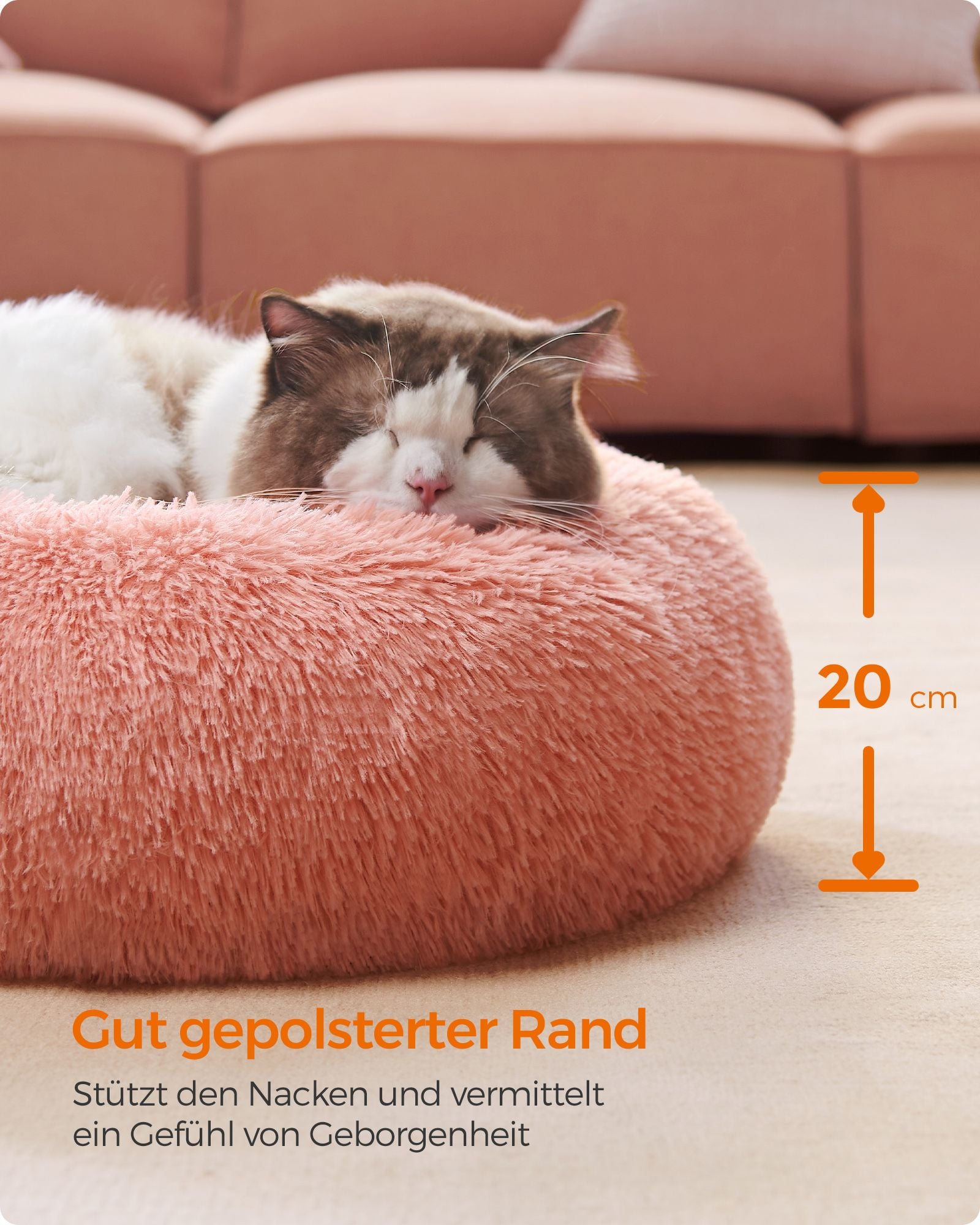 Dog basket - with removable filling - Ø 50 cm