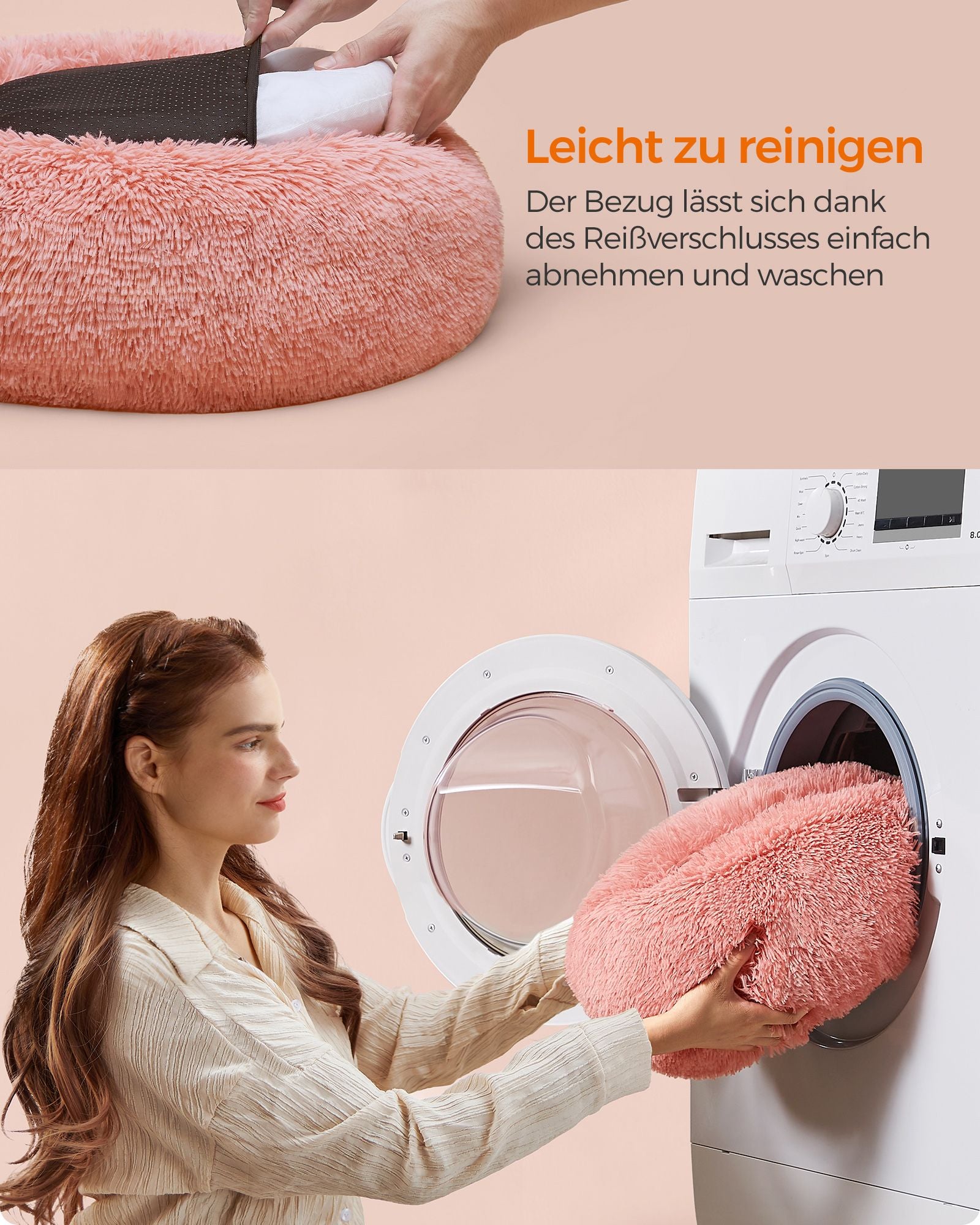 Dog basket - with removable filling - Ø 50 cm