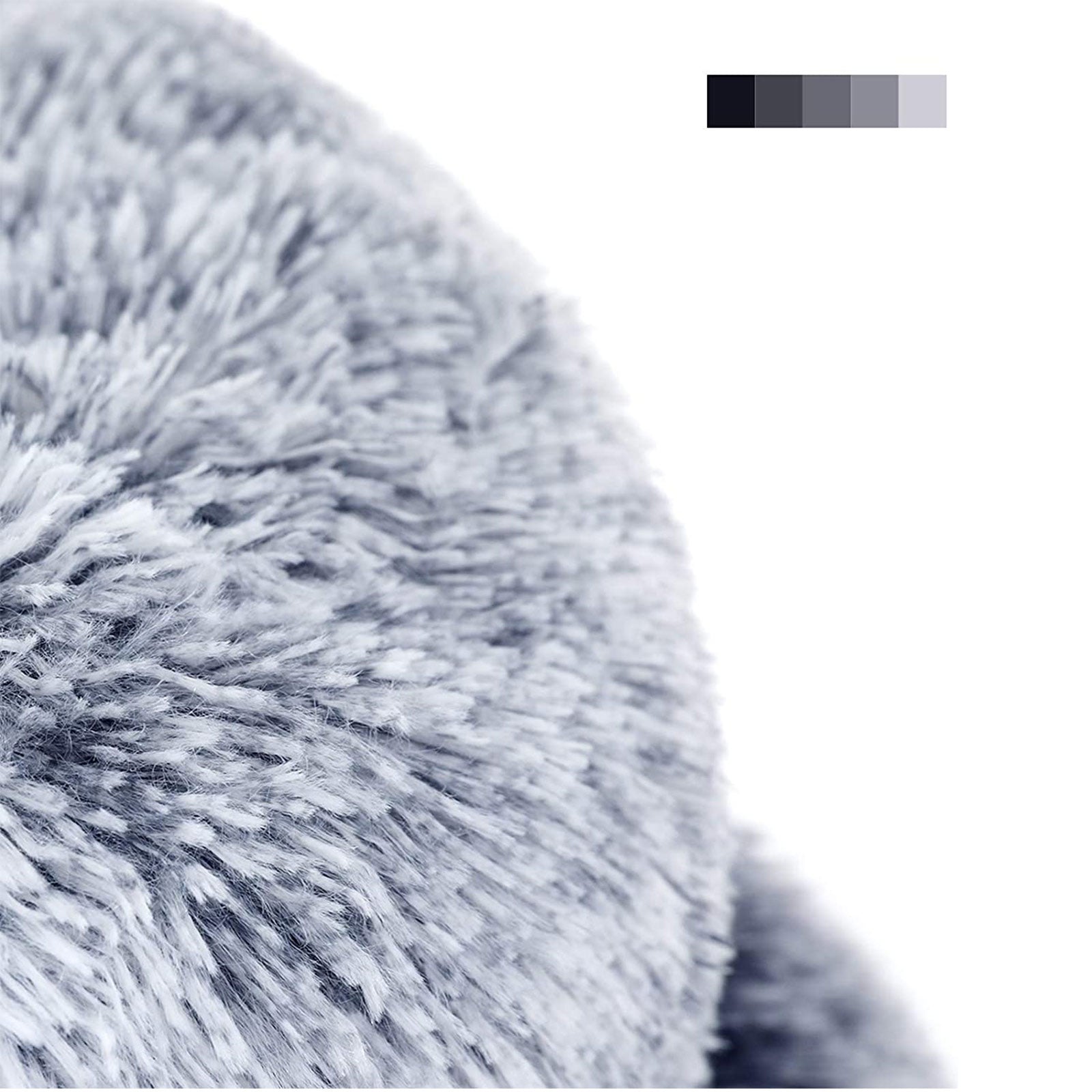 Dog bed - Cat bed - Soft basket - 60 cm - Gray