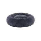 Dog bed - cat bed - Soft plush - Dark gray