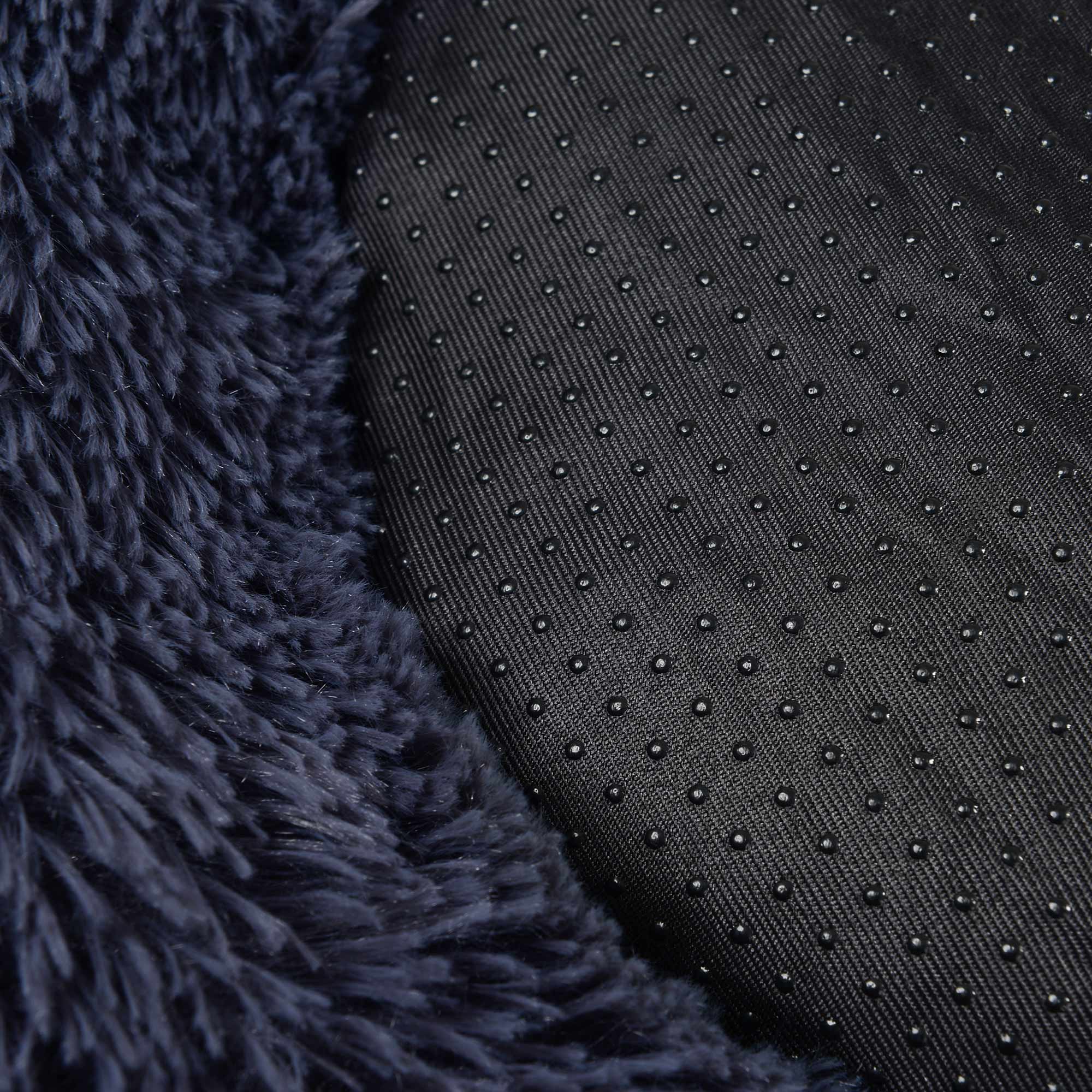 Dog bed - cat bed - Soft plush - Dark gray