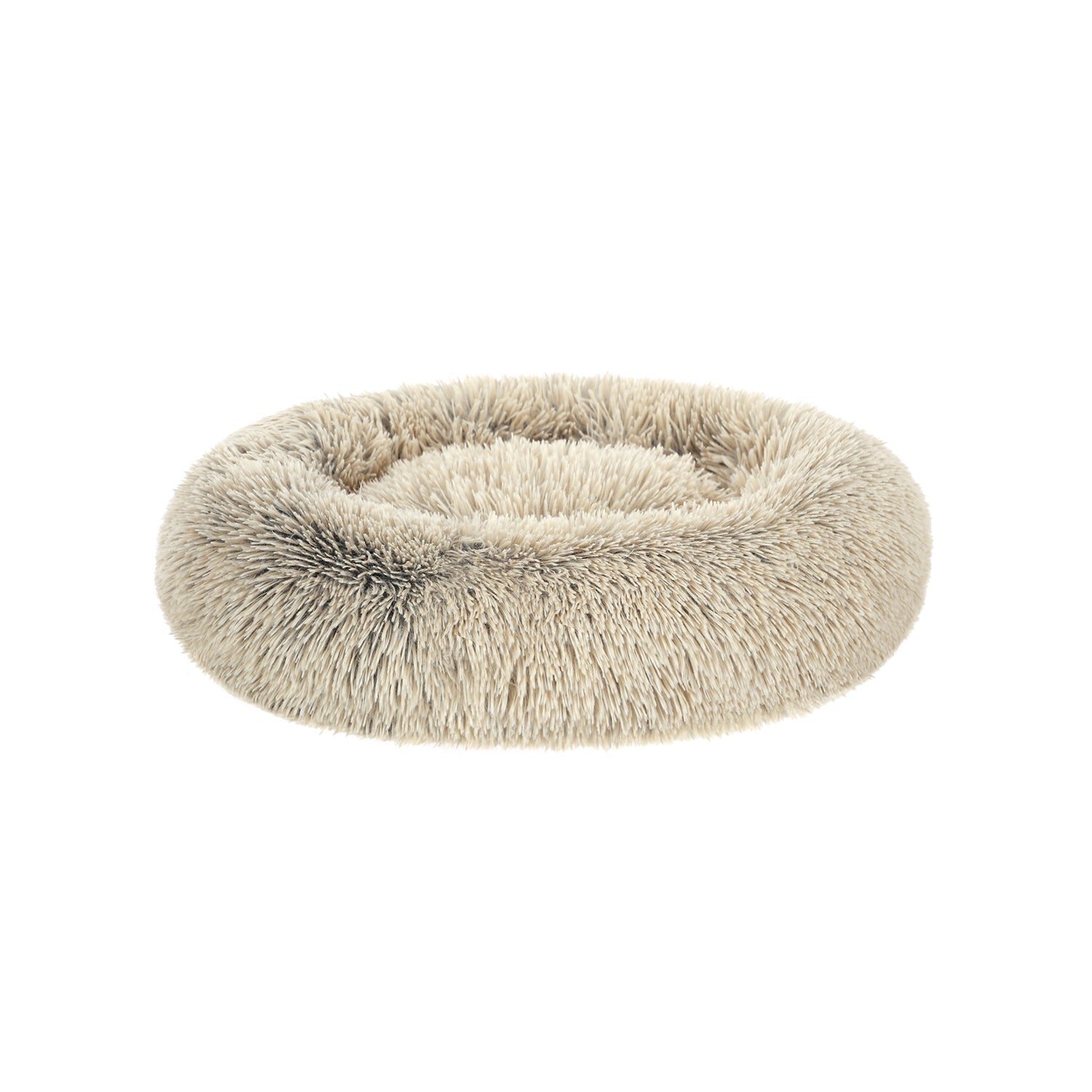 Cat basket - washable - long plush - pink