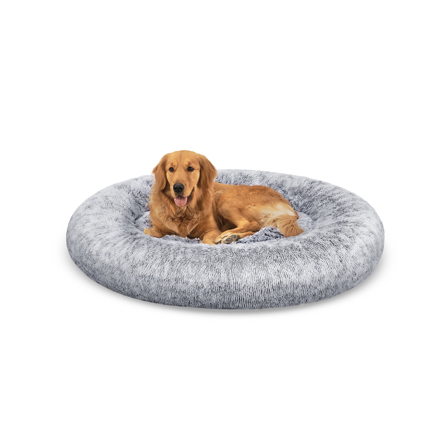 Dog basket - fluffy & washable - Ø 120 cm - pink