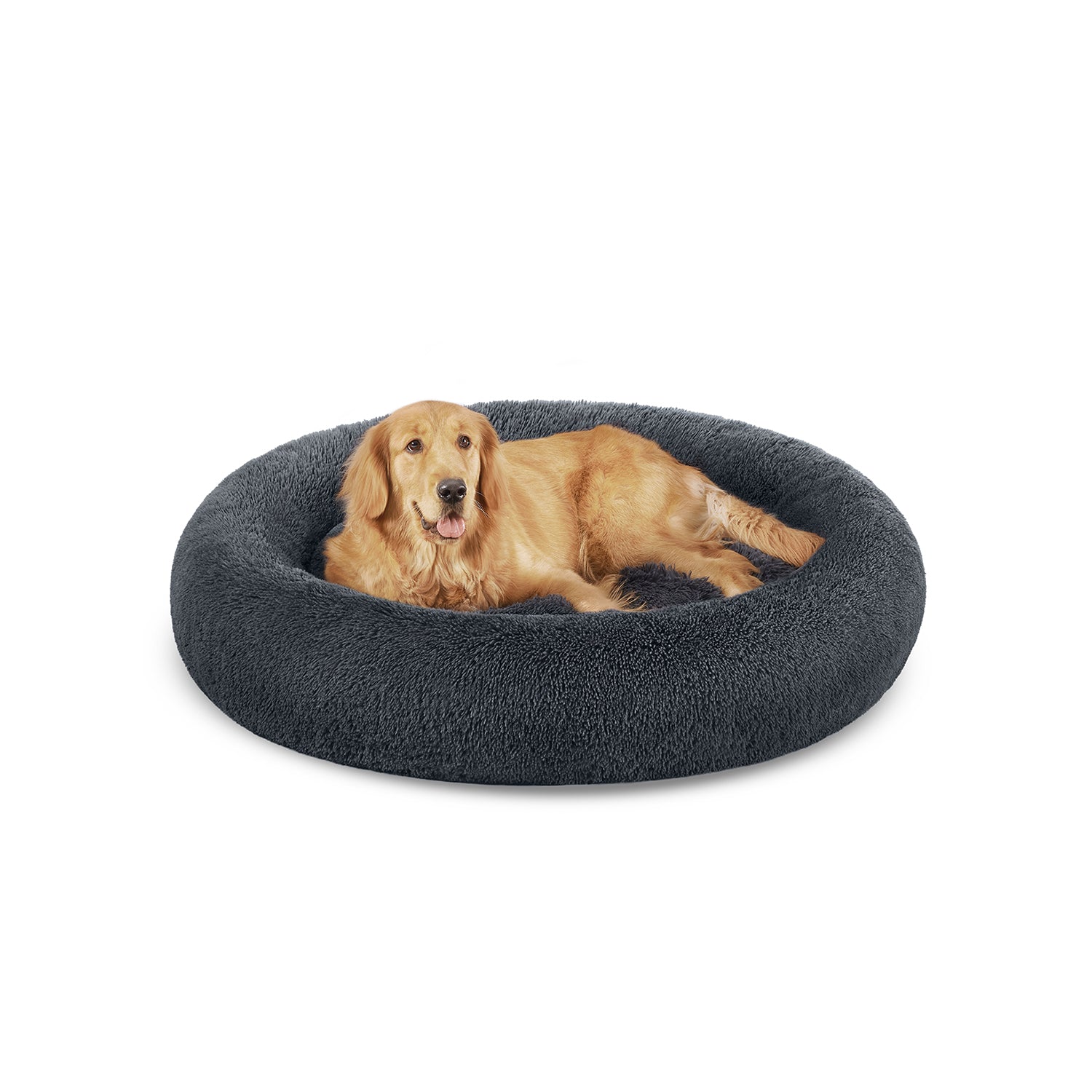 Dog basket - fluffy & washable - Ø 120 cm - pink