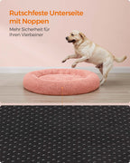 Dog basket - fluffy & washable - Ø 120 cm - pink