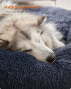 Dog bed - removable middle part - dark gray