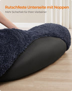 Dog bed - removable middle part - dark gray
