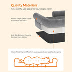 Orthopedic dog basket - 91 x 71 x 25 cm