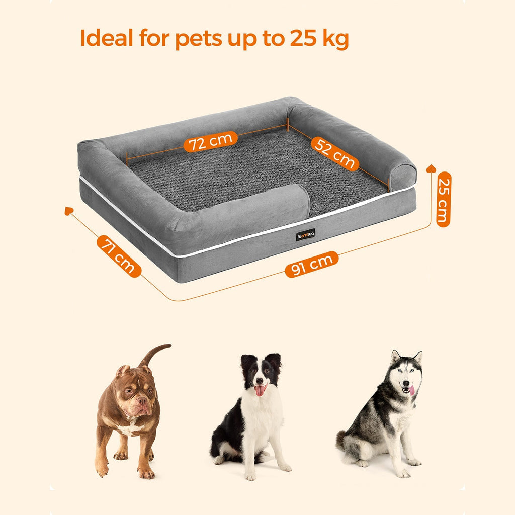Orthopedic dog basket - 91 x 71 x 25 cm