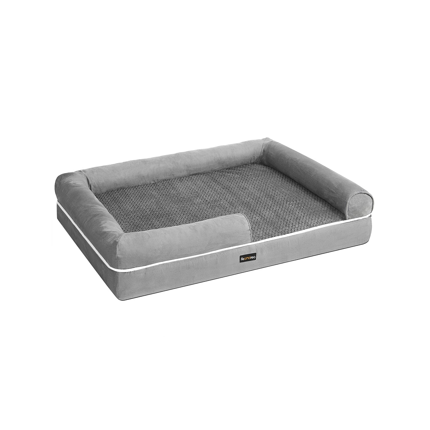Orthopedic dog bed - Dog bed - With raised edge - 106 x 80 x 25 cm - Black