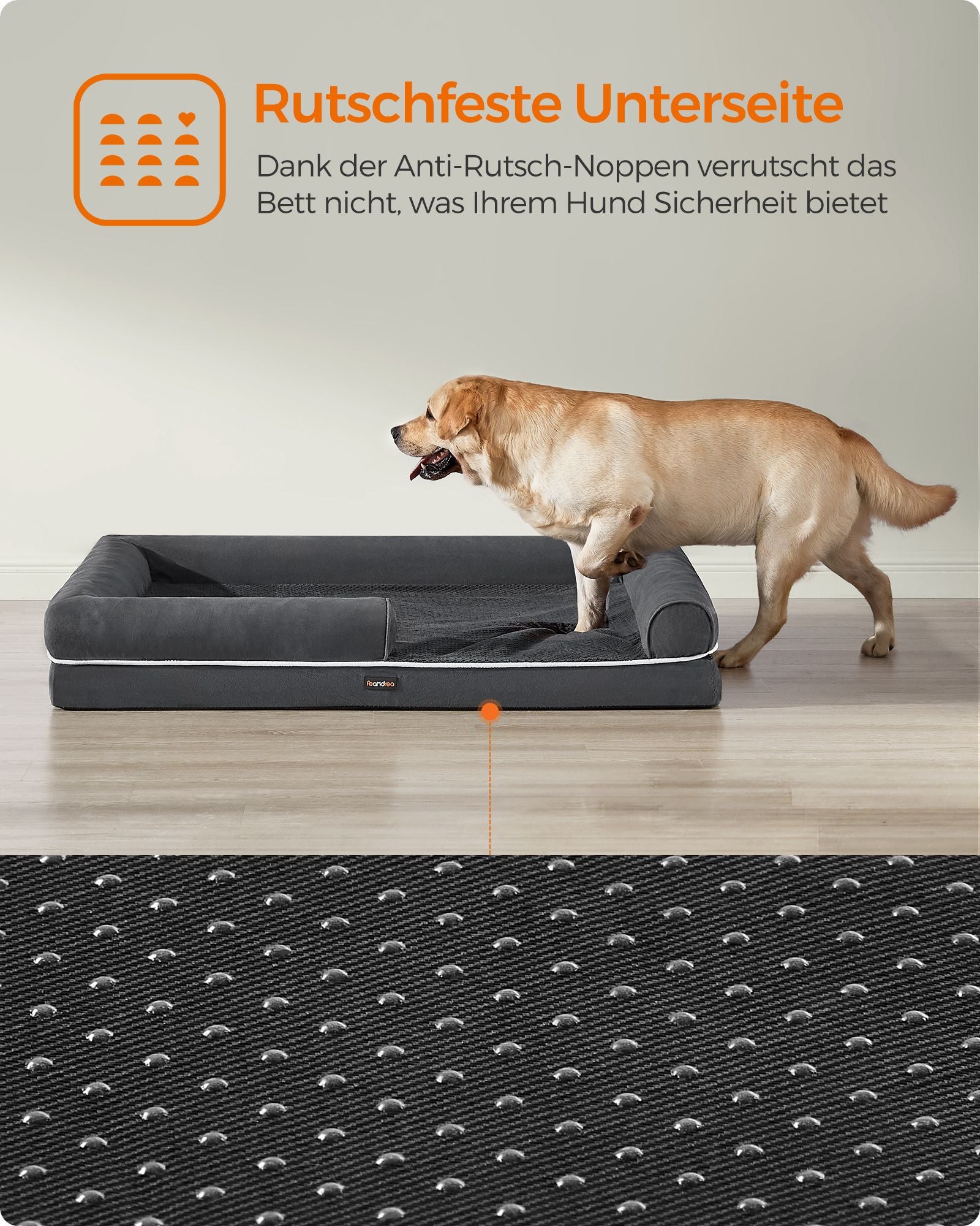 Orthopedic dog bed - Dog cushion with soft filling