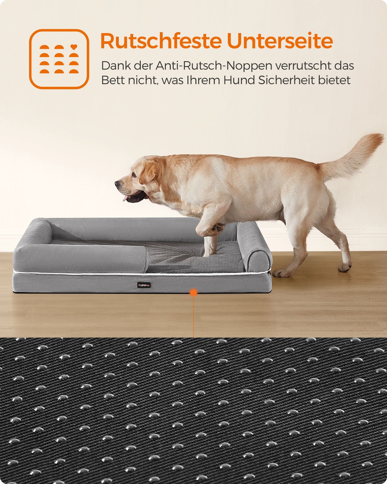 Orthopedic dog bed - Dog cushion - Soft filling - Dogsofa
