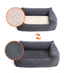 Orthopedic dog bed - 110 x 80 x 26 cm - Black