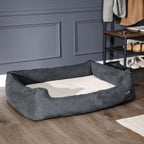 Orthopedic dog bed - 110 x 80 x 26 cm - Black
