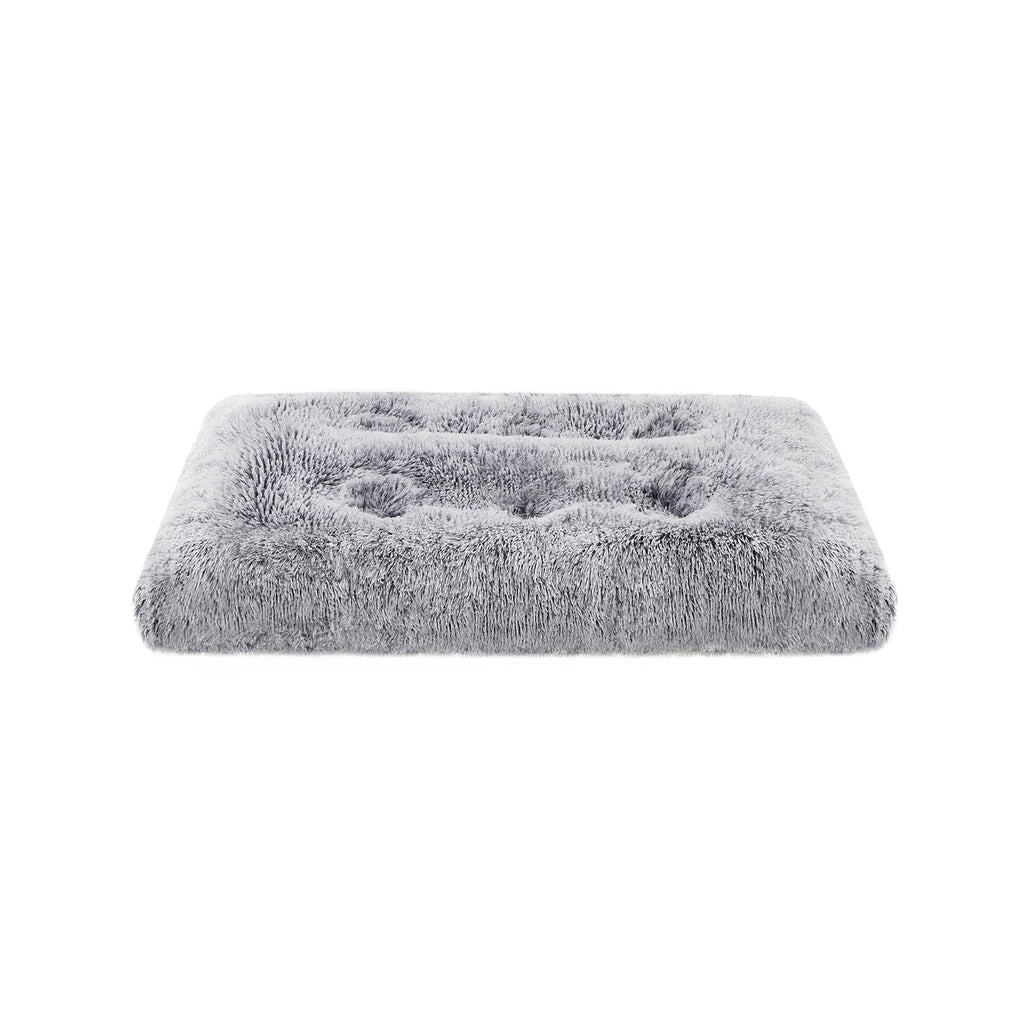 Dog bed - dog cushion - downy dog mat - light gray