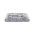 Dog bed - dog cushion - downy dog mat - light gray