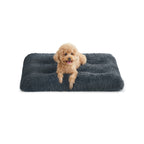 Dog bed - dog cushion - downy dog mat - light gray