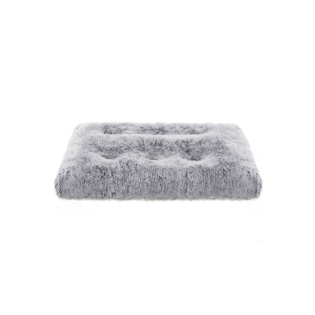 Dog basket - Fluffy dog mat - Light gray