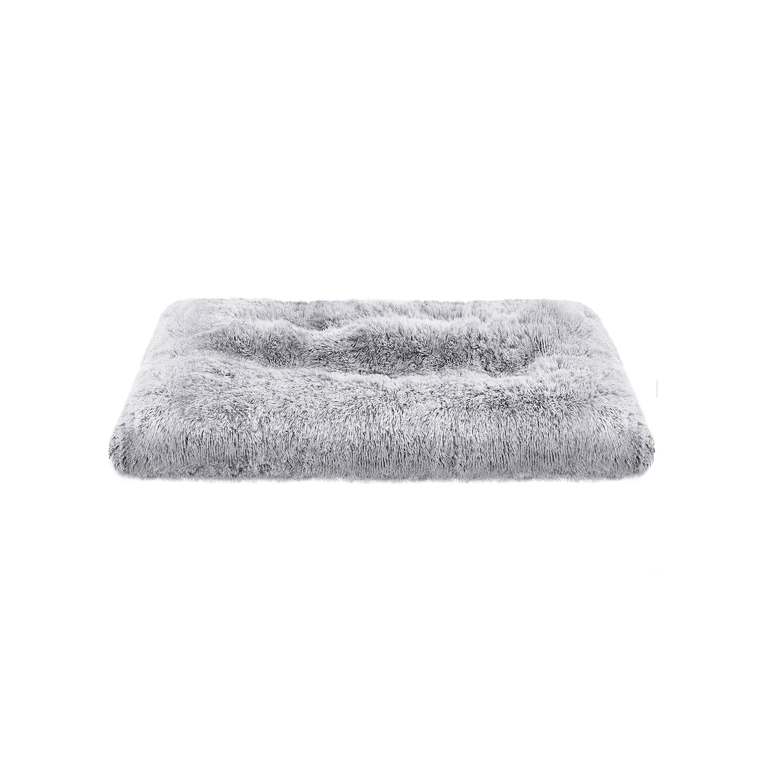 Dog bed - downy dog mat - 122 x 74 cm - light gray