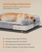 Dog cushion size XXL removable and washable Ombré Gray