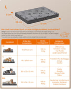 Orthopedic dog bed 91 x 68 x 8 cm size L