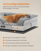 Orthopedisch Hondenbed Met Pluche Hoes 71 X 58 X 16 Cm