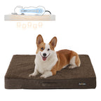 Orthopedic dog cushion - 80 x 60 x 10 cm - Brown
