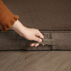 Orthopedic dog cushion - 80 x 60 x 10 cm - Brown