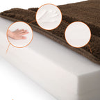 Orthopedic dog cushion - 120 x 80 x 10 cm - Brown