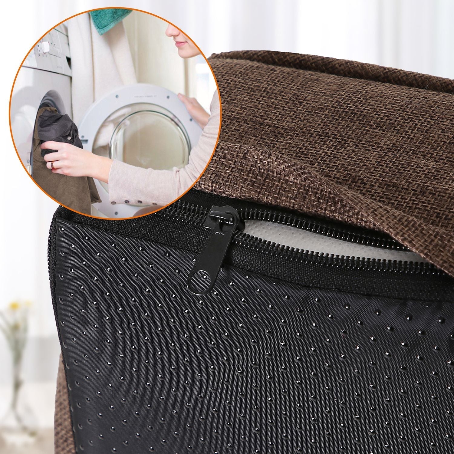 Orthopedic dog cushion - 120 x 80 x 10 cm - Brown