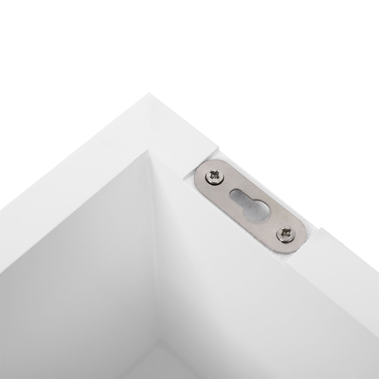 Wall shelves - Floating - Cube shape - Set of 3 - White