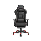 Office chair-Ergonomic-With Armrests & Kisses-Black-Rood