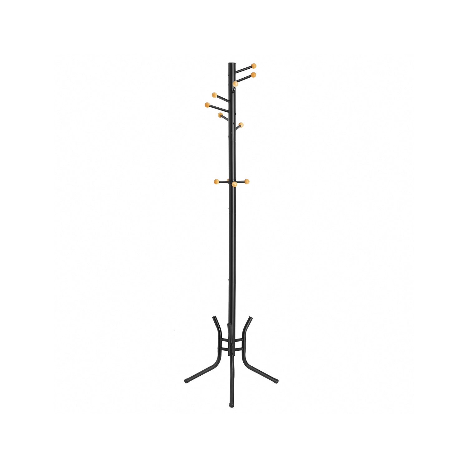 Coat rack - Tree shape - With 2 shelves - Detached model - Gray / Black