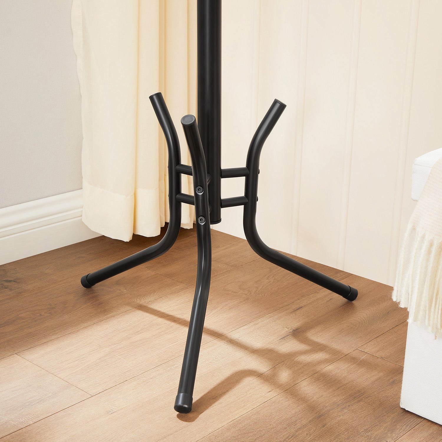 Coat rack - Tree shape - With 2 shelves - Detached model - Gray / Black