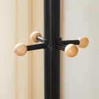 Coat rack - Tree shape - With 2 shelves - Detached model - Gray / Black