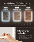 Dresser with LED lighting-Modern-Cloud White