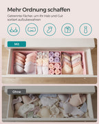 Storage box for drawers' set of 12 pastel pink