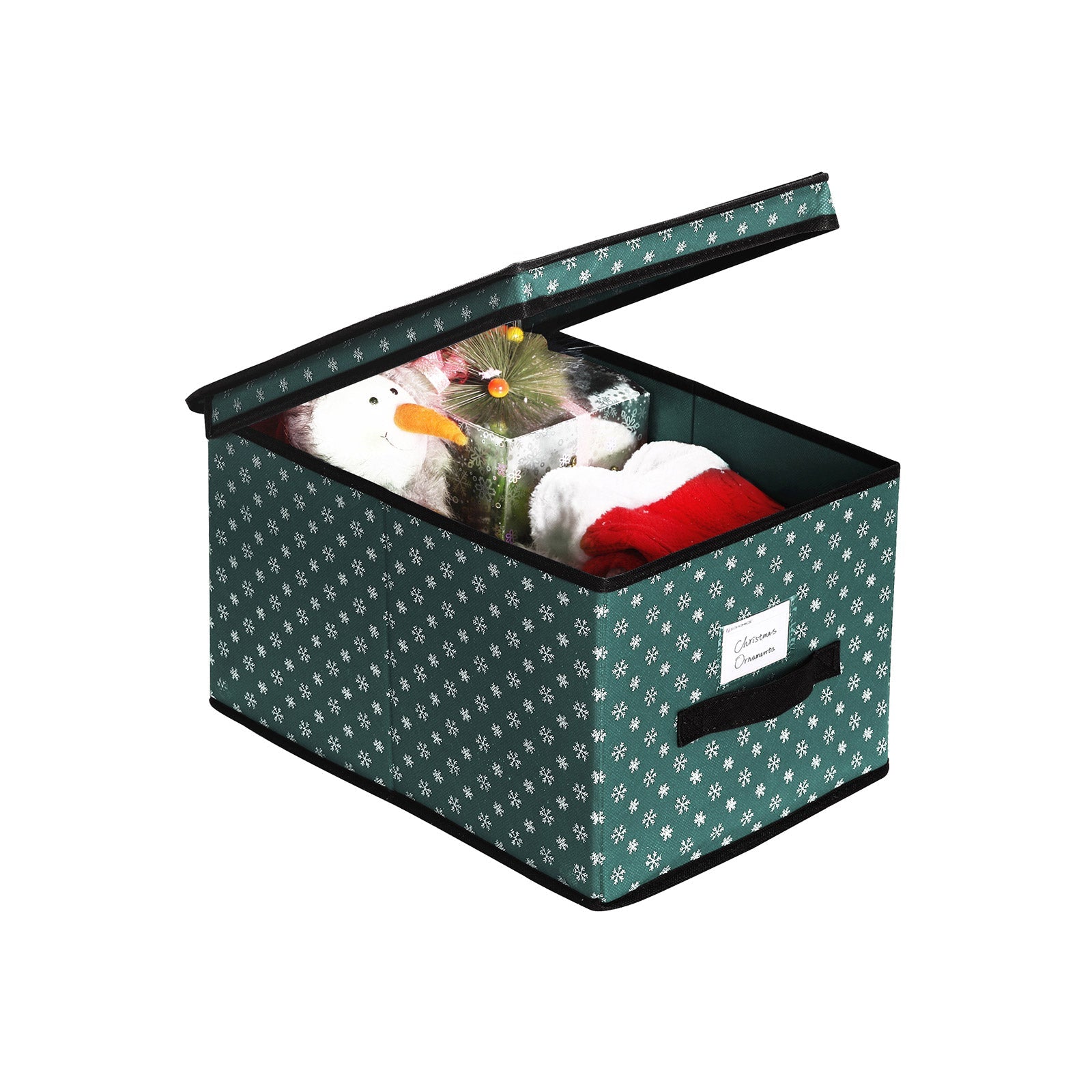 Storage boxes - Set of 3 - With lid - Green