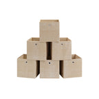 Storage boxes - Set of 6 - Zandbeige