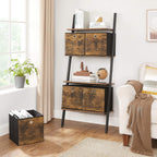 Storage boxes - Storage boxes - Wood look - Set of 6 - Brown