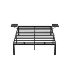 Bed Frame - Metal frame - Double bed - 190 x 140 cm - Black