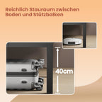 Bedframe - 160 x 200 cm, sturdy metal frame