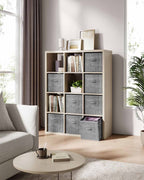 Storage boxes set of 8 of the fabric 30 x 30 x 30 cm