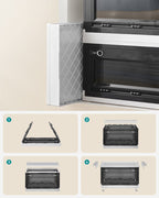 Storage box - Set of 3 - With lid - Black