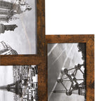Photo frame - Collage - For 10 photos - Vintage Brown
