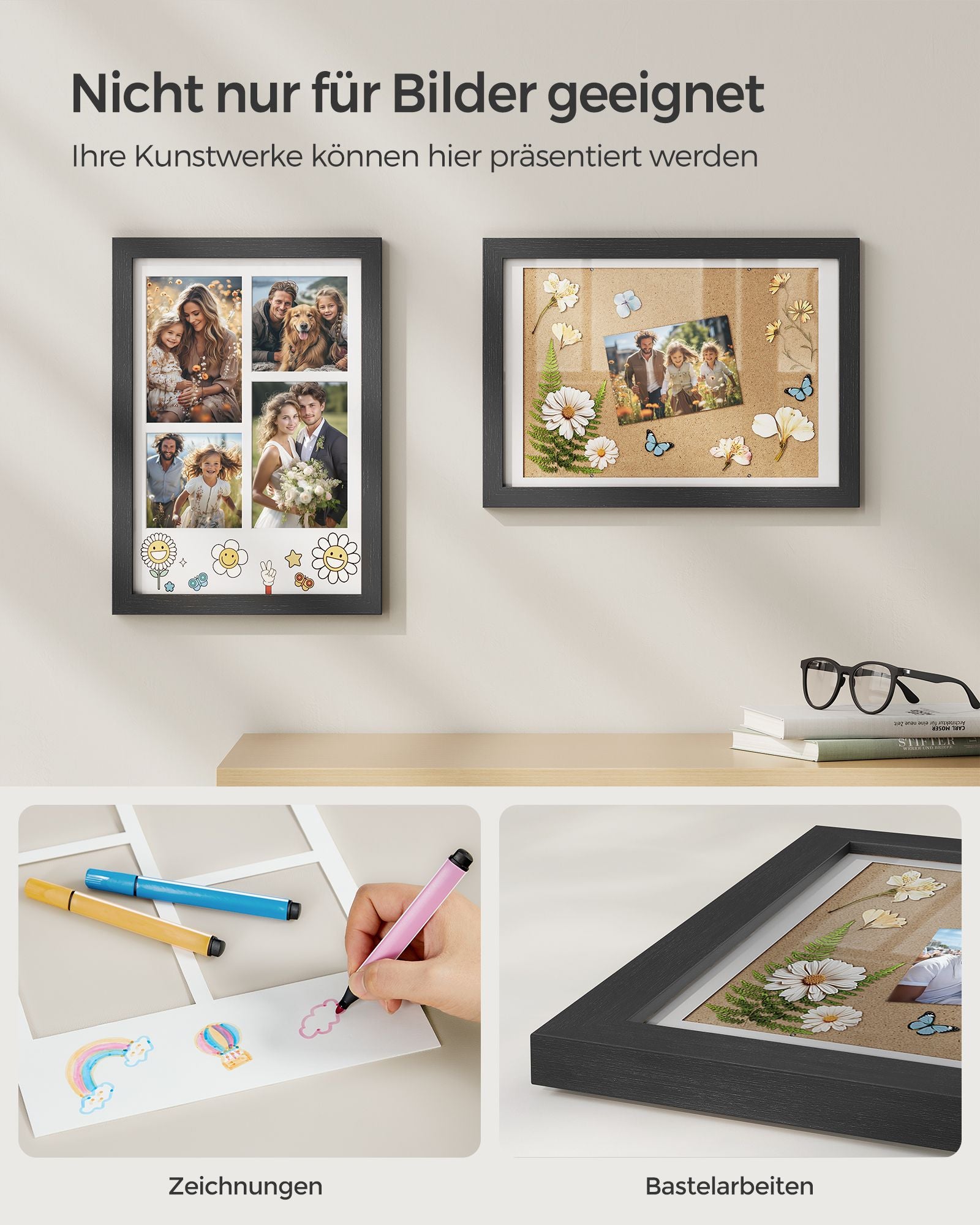 Photo frame - A4 - For several photos - Aszwart