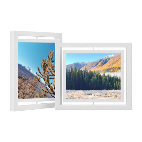 Photo frame set - 10 pieces - rotating - 20.3 x 25.4 cm (8 x 10 inches)
