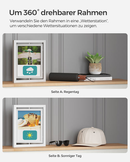 Photo frame set - 10 pieces - rotating - 20.3 x 25.4 cm (8 x 10 inches)