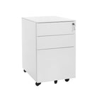 Ladeblok - Mobile chest of drawers with lock - 3 drawers - Office cabinet - Black